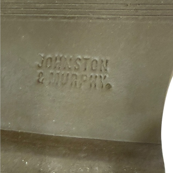 Johnston & Murphy Size 9M TwoTone Blue Cream Sheepskin Shoes Made in Brazil - Picture 6 of 10